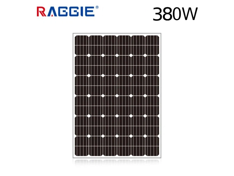 Соларен панел монокристален 380W RAGGIE 12V 1950x992x45mm. Соларен панел монокристален 380W RAGGIE 12V 1950x992x45mm. - Raggie 1830-380
