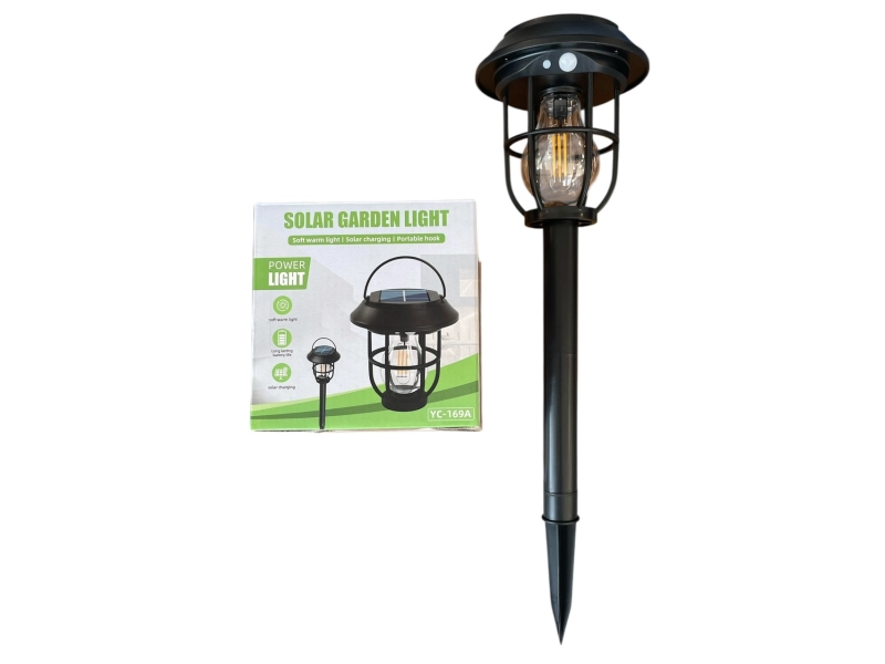 Градинска Соларна лампа YH-169 с 3 режима за работа - 3189