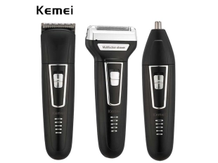Машинка за бръснене и подстригване 3 в 1 Kemei KM-6558