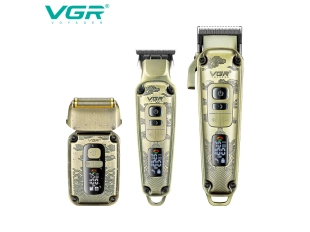 Комплект VGR V-642 акумулаторни машинки за подстригване на брада и коса
