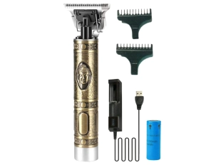 Машинка за бръснене и подстригване Kemei KM-1974A с метален корпус и винтидж дизайн