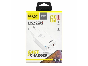 Зарядно устройство KLGO PD-71 / 65W